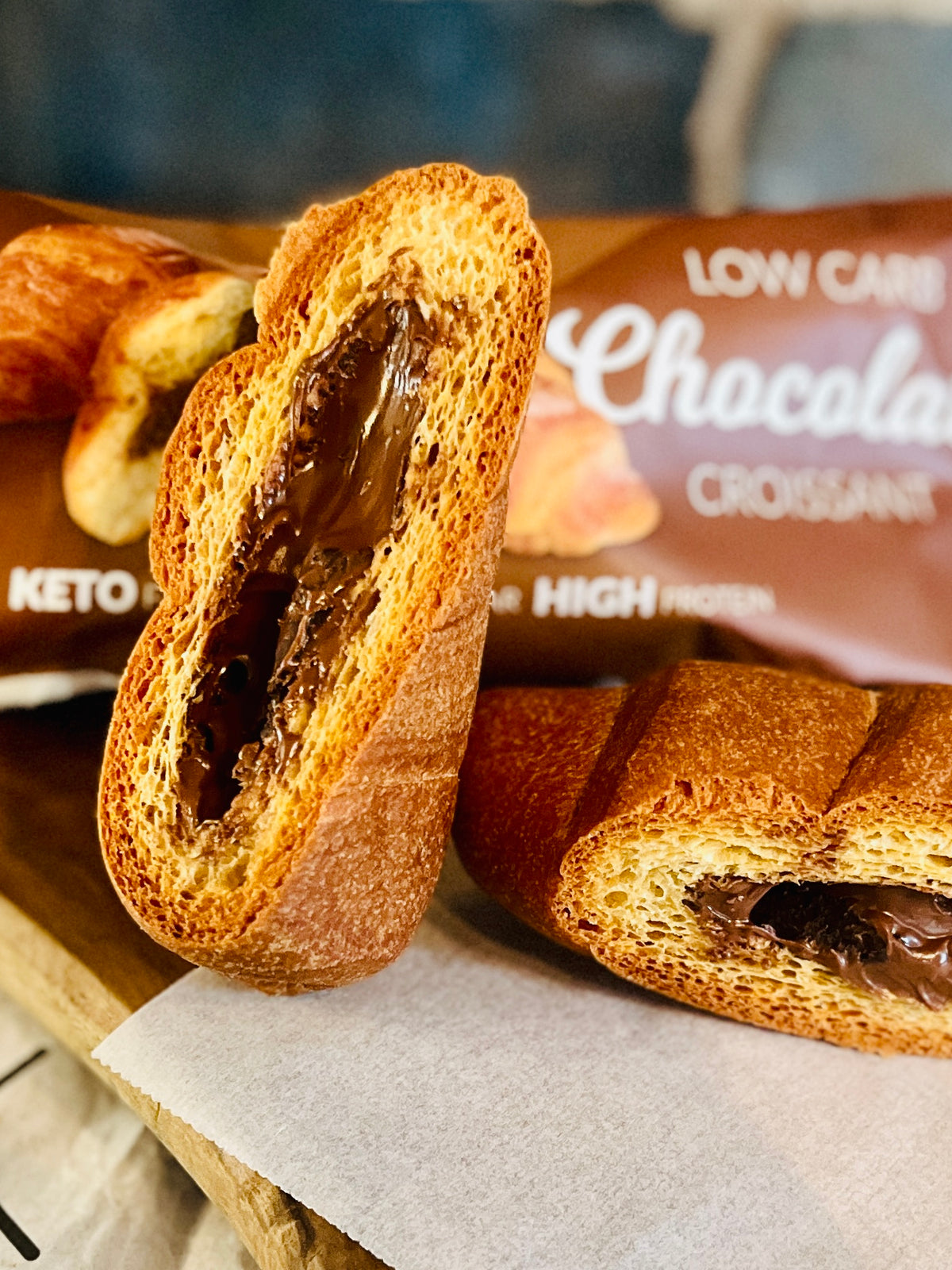 50g x1  Ultra Low Carb Chocolate Filled Croissant