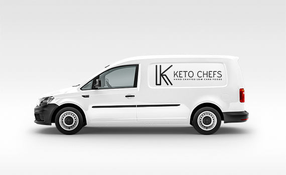 Freshly delivered Keto Diet food in our van