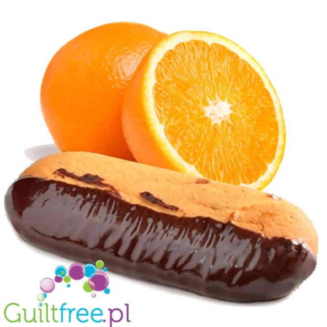 Low Carb Chocolate Dipped Orange flavour Biscuit Proto Max 42g (3.3g Net Carbs per biscuit)