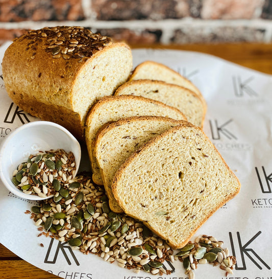 Ultra Low Carb Multiseed Rustic loaf 600G (FREEZER FRIENDLY) (PRESLICED)